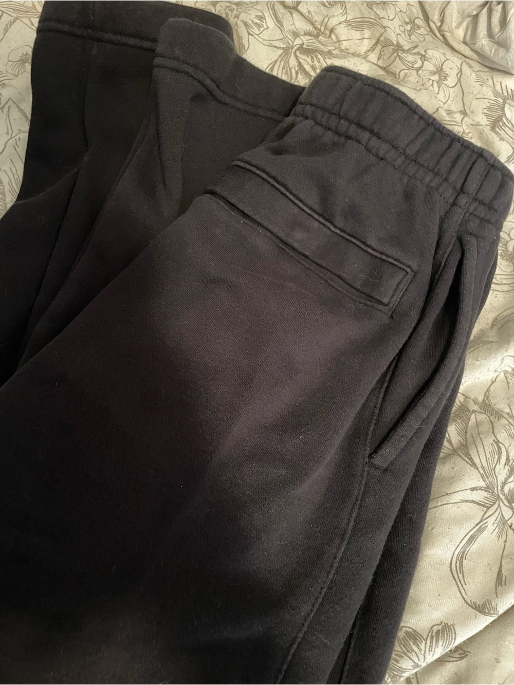 Nike Black Fleece Jogger Sweatpants - Picture 3 of 3